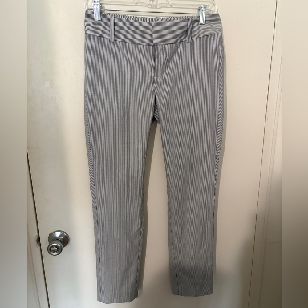 Calvin Klein Women’s Trousers, Black & White Stripes Size 0